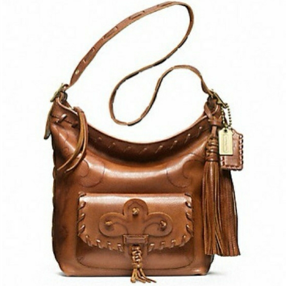 Coach Handbags - COACH Legacy Anna Sui Fleur De Lis Duffle Sac RARE